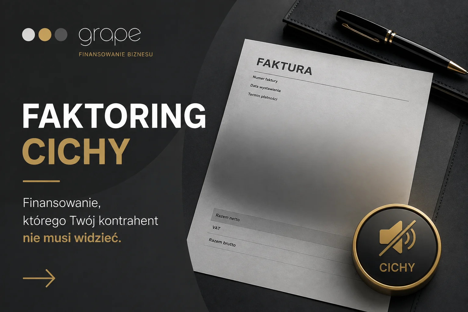 Faktoring cichy (niejawny) dla firm
